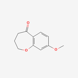 molecular formula C11H12O3 B1590652 8-Methoxy-3,4-dihydrobenzo[b]oxepin-5(2H)-one CAS No. 98232-51-0