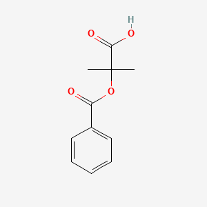 molecular formula C11H12O4 B1590656 2-(Benzoyloxy)-2-methylpropanoic acid CAS No. 58570-00-6
