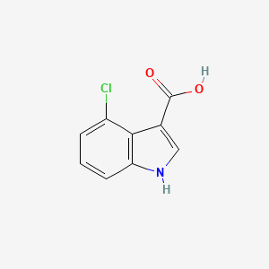 molecular formula C9H6ClNO2 B1590658 4-Chloro-1H-indole-3-carboxylic acid CAS No. 23872-36-8