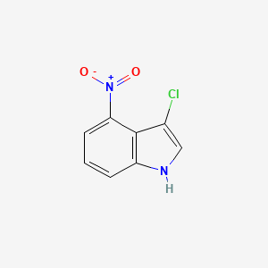 molecular formula C8H5ClN2O2 B1590663 3-Chloro-4-nitro-1H-indole CAS No. 208511-07-3