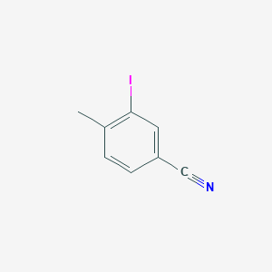 molecular formula C8H6IN B1590666 3-碘-4-甲基苯甲腈 CAS No. 42872-79-7
