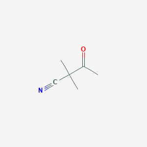 molecular formula C6H9NO B1590676 2,2-Dimethyl-3-oxobutanenitrile CAS No. 37719-02-1