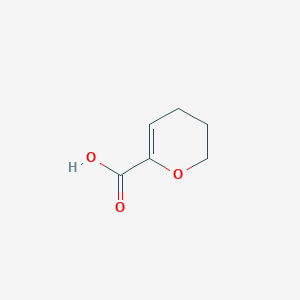 molecular formula C6H8O3 B1590679 3,4-dihydro-2H-pyran-6-carboxylic acid CAS No. 31518-14-6