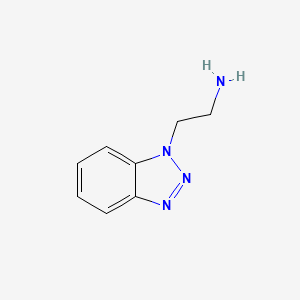 molecular formula C8H10N4 B1590688 2-(1H-Benzo[d][1,2,3]triazol-1-yl)ethanamine CAS No. 26861-65-4