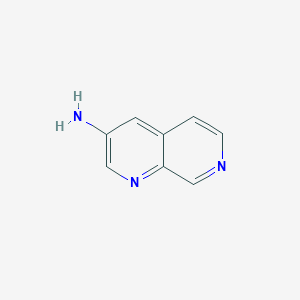molecular formula C8H7N3 B1590691 1,7-Naphthyridin-3-amine CAS No. 58680-42-5