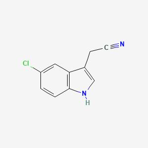 molecular formula C10H7ClN2 B1590693 2-(5-chloro-1H-indol-3-yl)acetonitrile CAS No. 81630-83-3