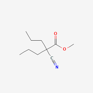 molecular formula C10H17NO2 B1590696 Methyl 2-cyano-2-propylpentanoate CAS No. 66546-92-7