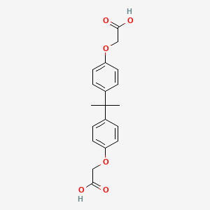 molecular formula C19H20O6 B1590698 4,4'-Isopropylidenediphenoxyacetic Acid CAS No. 3539-42-2