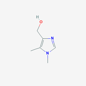 molecular formula C6H10N2O B1590700 (1,5-Dimethyl-1H-imidazol-4-yl)methanol CAS No. 64689-22-1
