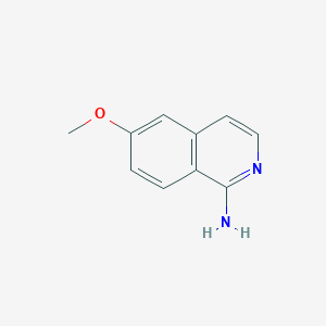 molecular formula C10H10N2O B1590702 6-Methoxyisoquinolin-1-amine CAS No. 266690-48-6