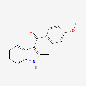 molecular formula C17H15NO2 B1590704 (4-Methoxyphenyl)(2-methyl-1h-indol-3-yl)methanone CAS No. 26211-90-5