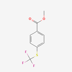molecular formula C9H7F3O2S B1590705 Methyl 4-(trifluoromethylthio)benzoate CAS No. 88489-60-5