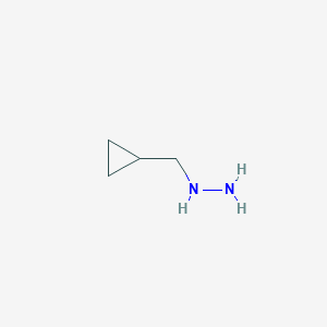 molecular formula C4H10N2 B1590706 (Cyclopropylmethyl)hydrazine CAS No. 40487-93-2