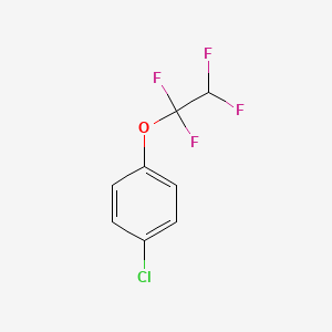 molecular formula C8H5ClF4O B1590715 1-Chloro-4-(1,1,2,2-tetrafluoroethoxy)benzene CAS No. 75820-58-5