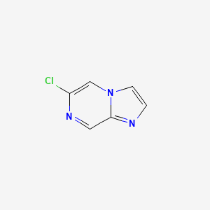 molecular formula C6H4ClN3 B1590719 6-Chloroimidazo[1,2-a]pyrazine CAS No. 76537-23-0