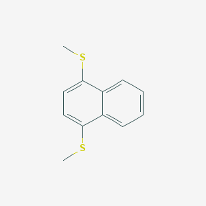 molecular formula C12H12S2 B159072 Naphthalene, 1,4-bis(methylthio)- CAS No. 10075-73-7