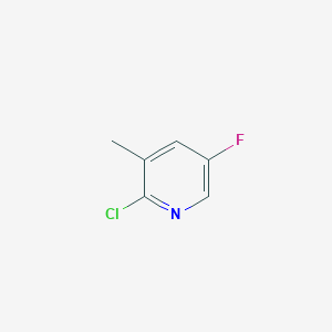 molecular formula C6H5ClFN B1590720 2-氯-5-氟-3-甲基吡啶 CAS No. 38186-84-4