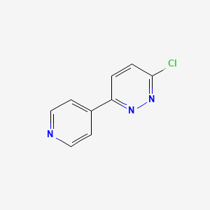 molecular formula C9H6ClN3 B1590742 3-Chloro-6-(pyridin-4-yl)pyridazine CAS No. 79472-17-6