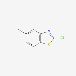 molecular formula C8H6ClNS B1590743 2-Chloro-5-methylbenzo[d]thiazole CAS No. 3622-31-9