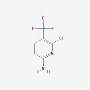 molecular formula C6H4ClF3N2 B1590744 6-氯-5-(三氟甲基)吡啶-2-胺 CAS No. 79456-28-3