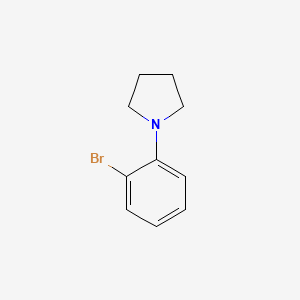 molecular formula C10H12BrN B1590748 1-(2-溴苯基)吡咯烷 CAS No. 87698-81-5