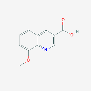 molecular formula C11H9NO3 B1590762 8-甲氧基喹啉-3-羧酸 CAS No. 71082-36-5