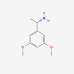 molecular formula C10H15NO2 B1590768 (S)-1-(3,5-二甲氧基苯基)乙胺 CAS No. 781580-43-6