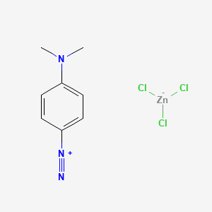 molecular formula C8H10Cl3N3Zn B1590779 4-(Dimethylamino)benzenediazonium trichlorozincate(1-) CAS No. 6087-56-5