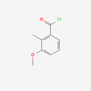 molecular formula C9H9ClO2 B1590780 2-Methyl-3-methoxybenzoyl chloride CAS No. 24487-91-0