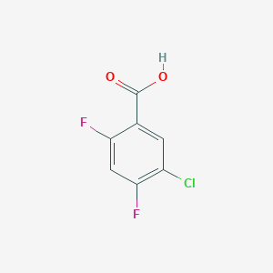 molecular formula C7H3ClF2O2 B1590784 5-Chloro-2,4-difluorobenzoic acid CAS No. 130025-33-1