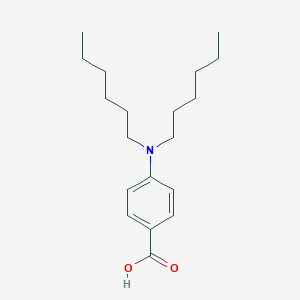 molecular formula C19H31NO2 B159079 4-(Dihexylamino)benzoic acid CAS No. 134690-32-7