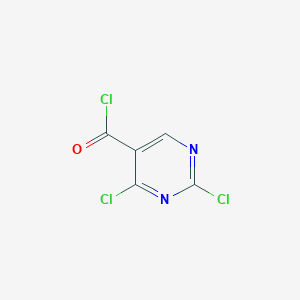 molecular formula C5HCl3N2O B1590792 2,4-Dichloropyrimidine-5-carbonyl chloride CAS No. 2972-52-3