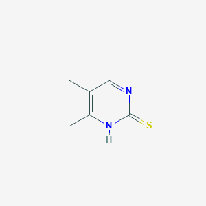 molecular formula C6H8N2S B1590797 5,6-二甲基嘧啶-2(1H)-硫酮 CAS No. 64942-98-9