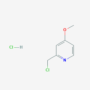 molecular formula C7H9Cl2NO B1590798 2-(Chloromethyl)-4-methoxypyridine hydrochloride CAS No. 62734-08-1