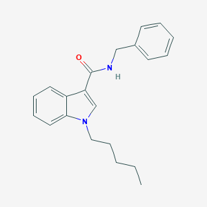 molecular formula C21H24N2O B159080 N-苄基-1-戊基-1H-吲哚-3-甲酰胺 CAS No. 695213-59-3