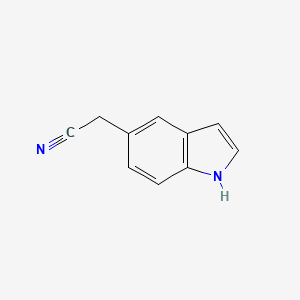 molecular formula C10H8N2 B1590805 2-(1H-吲哚-5-基)乙腈 CAS No. 23690-49-5
