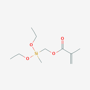 molecular formula C10H20O4Si B1590806 [Diethoxy(methyl)silyl]methyl 2-methylprop-2-enoate CAS No. 3978-58-3