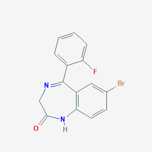 molecular formula C15H10BrFN2O B159081 Flubromazepam CAS No. 2647-50-9