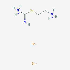 molecular formula C3H11Br2N3Se B159082 Aminoethylisoselenouronium CAS No. 1704-04-7