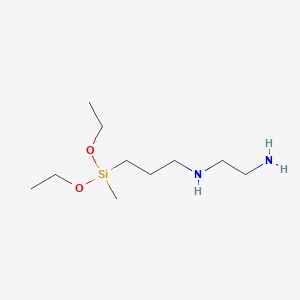 molecular formula C10H26N2O2Si B1590821 N-(3-(Diethoxymethylsilyl)propyl)ethylenediamine CAS No. 70240-34-5