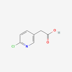 molecular formula C7H6ClNO2 B1590832 2-(6-氯吡啶-3-基)乙酸 CAS No. 39891-13-9