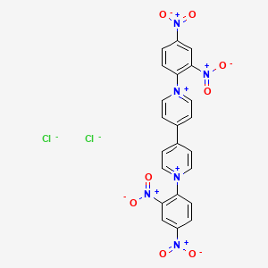 molecular formula C22H14Cl2N6O8 B1590835 1,1'-Bis(2,4-dinitrophenyl)-4,4'-bipyridinium Dichloride CAS No. 41168-79-0