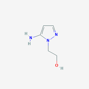 molecular formula C5H9N3O B159084 5-Amino-1-(2-hydroxyethyl)pyrazole CAS No. 73616-27-0