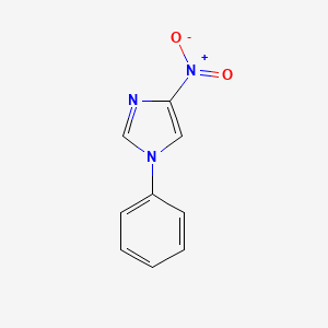 molecular formula C9H7N3O2 B1590841 4-nitro-1-phenyl-1H-imidazole CAS No. 41384-83-2