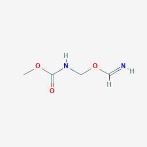 molecular formula C4H8N2O3 B1590846 Methyl (iminomethoxymethyl)-carbamate CAS No. 40943-37-1
