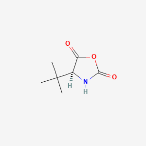 molecular formula C7H11NO3 B1590848 (S)-(-)-4-tert-Butyloxazolidine-2,5-dione CAS No. 62965-56-4