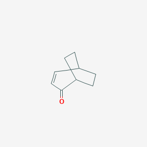 molecular formula C9H12O B159085 Bicyclo[3.2.2]non-3-EN-2-one CAS No. 10036-12-1