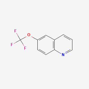 molecular formula C10H6F3NO B1590858 6-(Trifluoromethoxy)quinoline CAS No. 212695-45-9