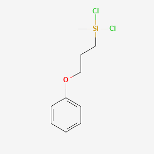 molecular formula C10H14Cl2OSi B1590870 3-苯氧基丙基甲基二氯硅烷 CAS No. 28229-56-3