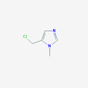 molecular formula C5H7ClN2 B1590875 5-(Chloromethyl)-1-methyl-1H-imidazole CAS No. 89180-90-5